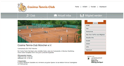 Desktop Screenshot of cosima-tennis.de